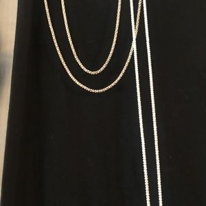 Classic Black and Blush Pencil Skirts